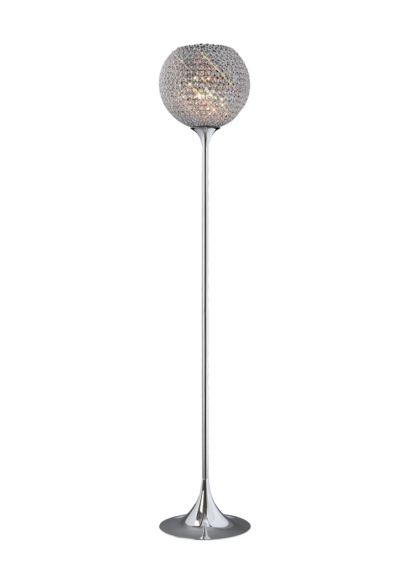IL30197  Ava Crystal 162cm Floor Lamp 5 Light